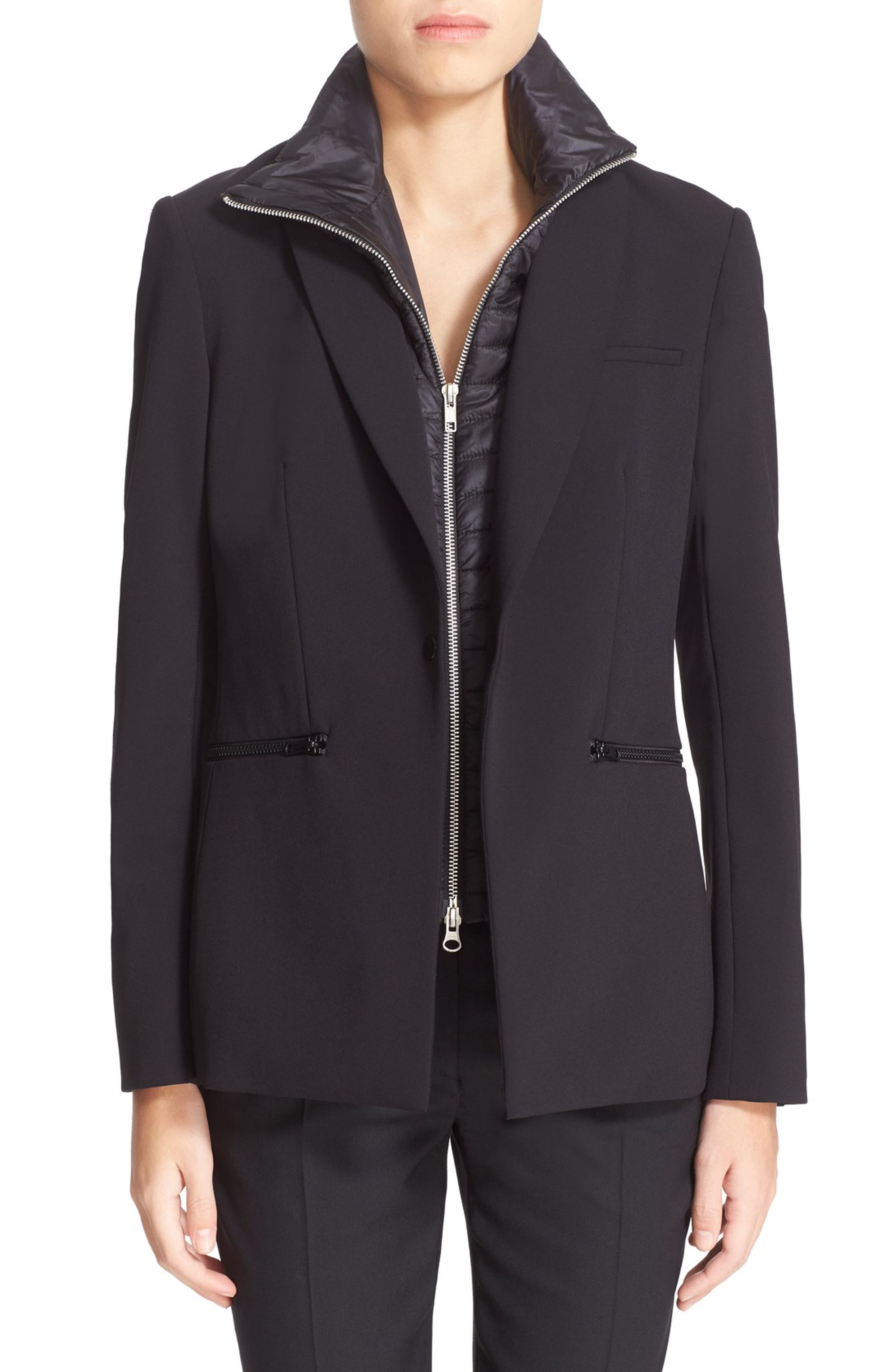 Veronica Beard Scuba Jacket with Removable Quilted Dickey | Nordstrom