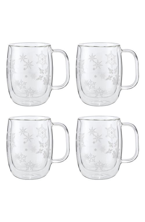 Shop Zwilling Coffee Glass Mug 12 oz 355ml H In Snowflakes