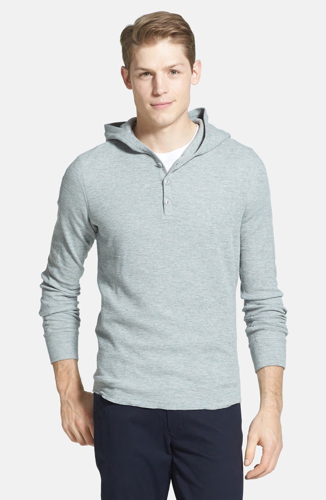 henley with hood