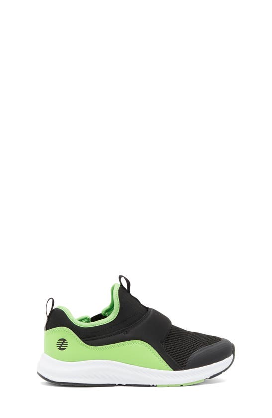 Z By Zella Kids' Slipon Sneaker In Black Neon ModeSens