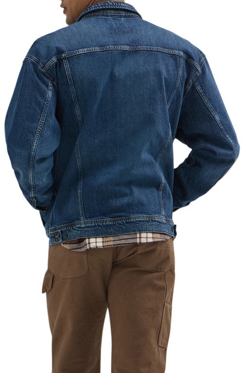 Shop Lee Rider™ Relaxed Fit Denim Trucker Jacket In Orchid Blue