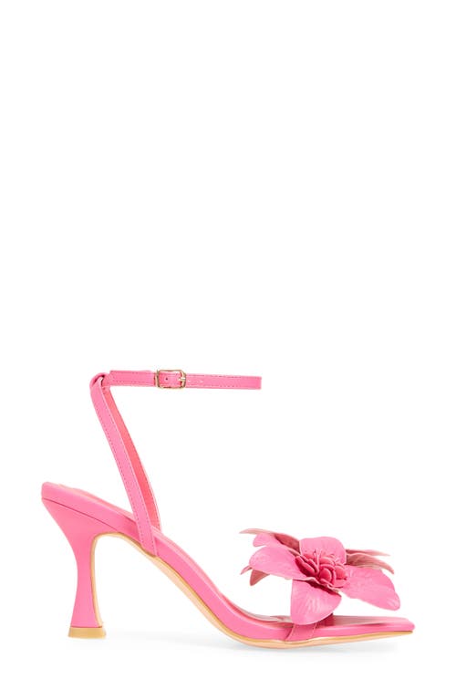 Shop Azalea Wang Eliseo Ankle Strap Sandal In Pink