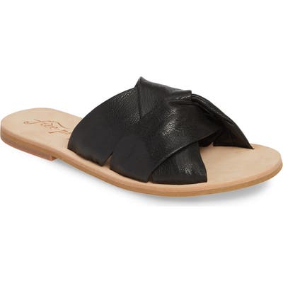 Free People Rio Vista Slide Sandal, Black