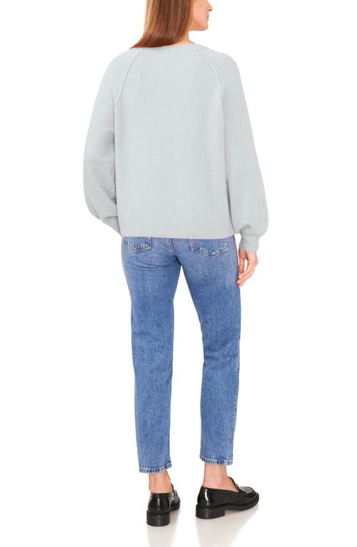 Shop Vince Camuto Raglan Sleeve Sweater In Light Heather Grey