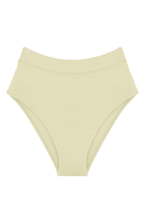 Cuup The Highwaist High Cut Modal Briefs In Meadow