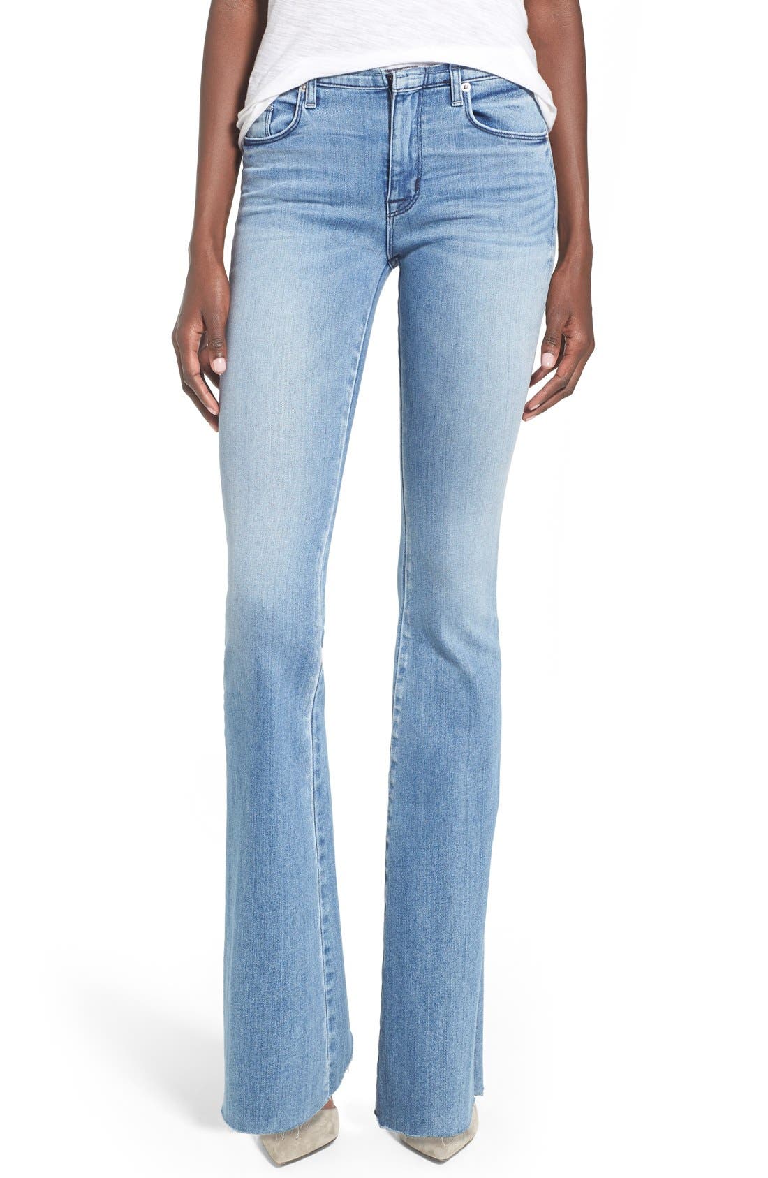Hudson Jeans 'Tyler' Raw Hem Flare Jeans (Altair) Nordstrom