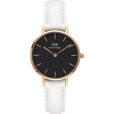 Daniel Wellington Classic Petite Leather Strap Watch, 2m