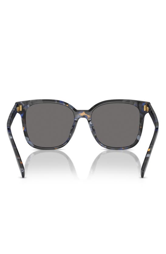 Tory Burch Woman Sunglass Ty7203u In Dark Grey/ Blue Tort