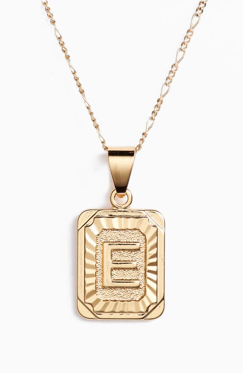 Bracha Initial Pendant Necklace in Gold-X