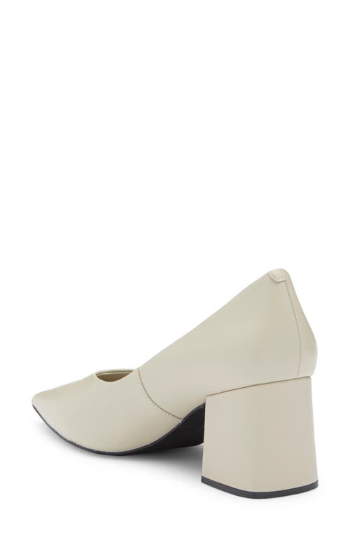 Shop Jeffrey Campbell Hourglass Pointed Toe Pump In Ice