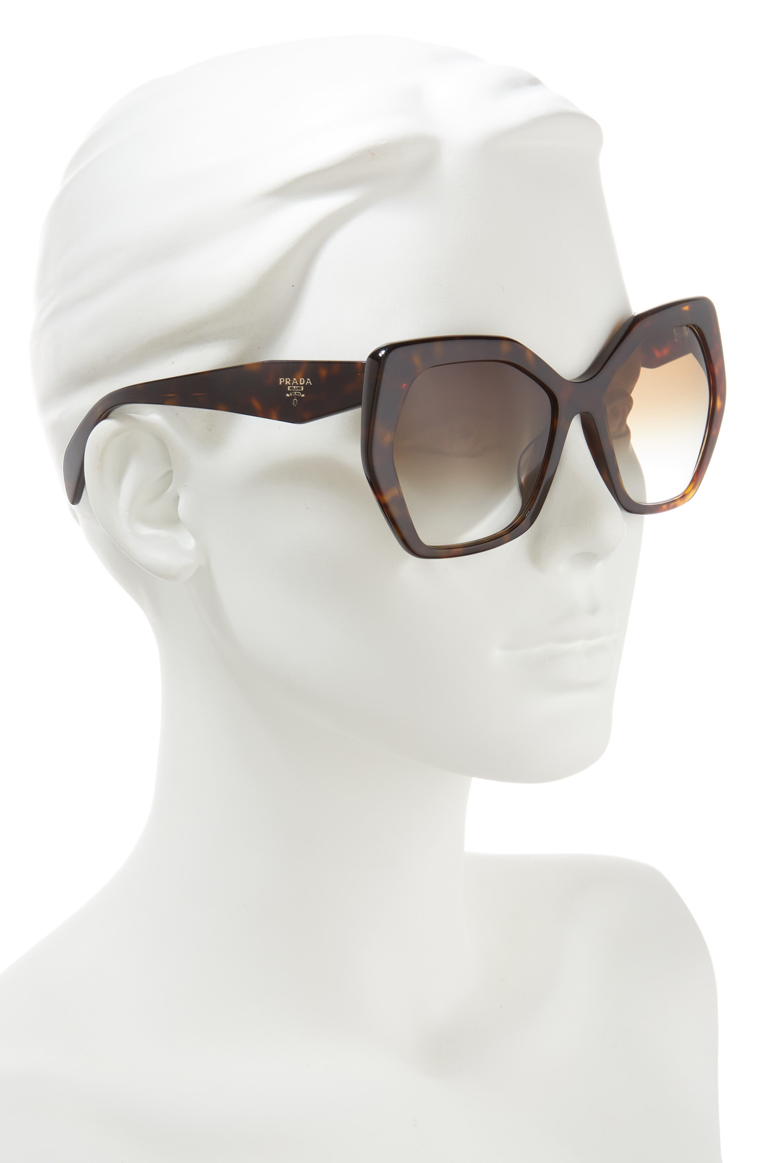 Prada irregular catwalk shop sunglasses