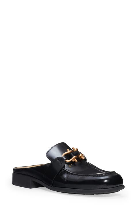 Bottega Veneta Men's Woven Leather Slippers, Black, Men's, 10D, Loafers & Slip-Ons House Slippers