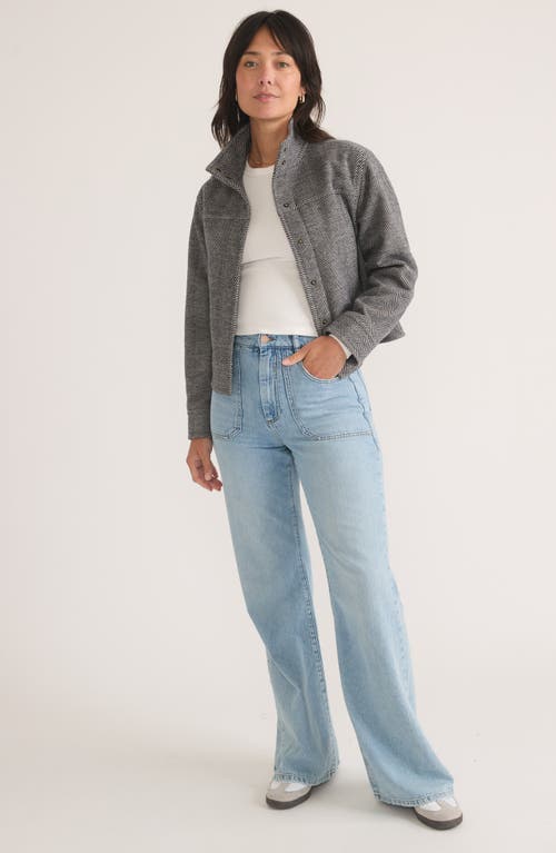 Marine Layer Lexi Sun-in Rib Long Sleeve T-shirt In White
