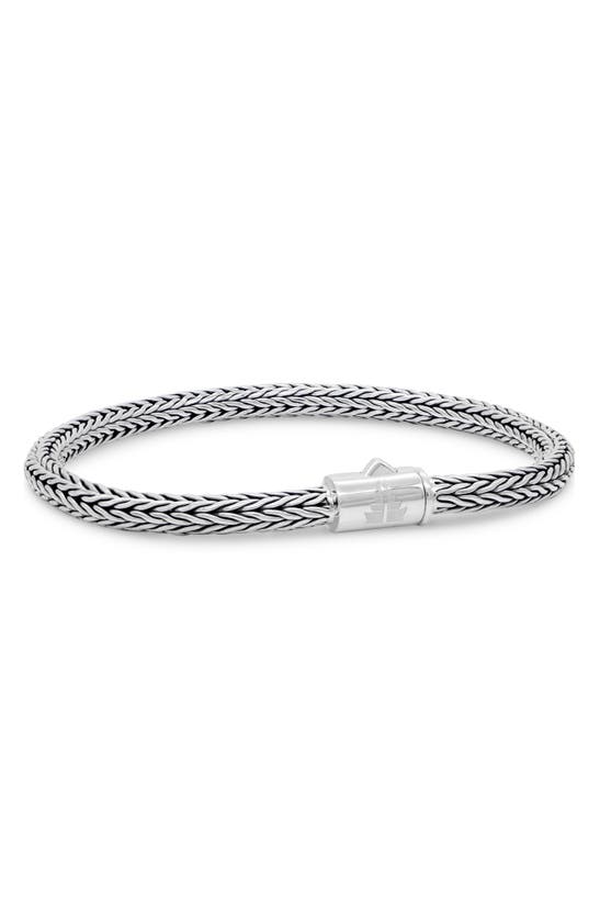 Devata Sterling Silver Chain Bracelet In Silver