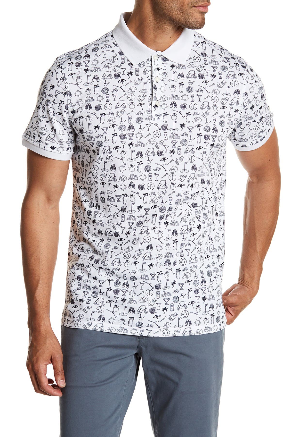 Ag golf knit polo Clearance