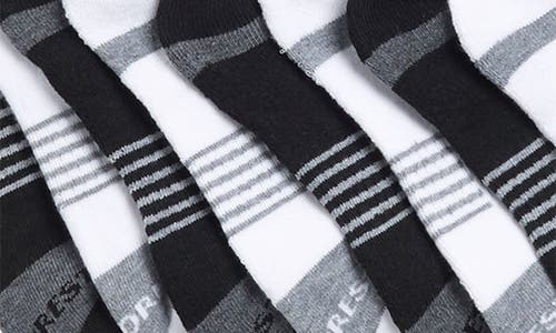 Shop Rainforest 8-pack Half Cushioned Low Cut Socks In Black/white Multi