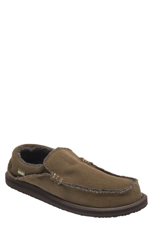 Sanuk Chiba Chill Slip-On in Canteen at Nordstrom, Size 7