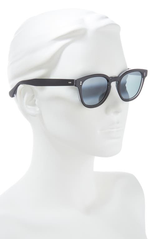 Maui Jim 52mm Round Core Sunglasses In Black Black Grey
