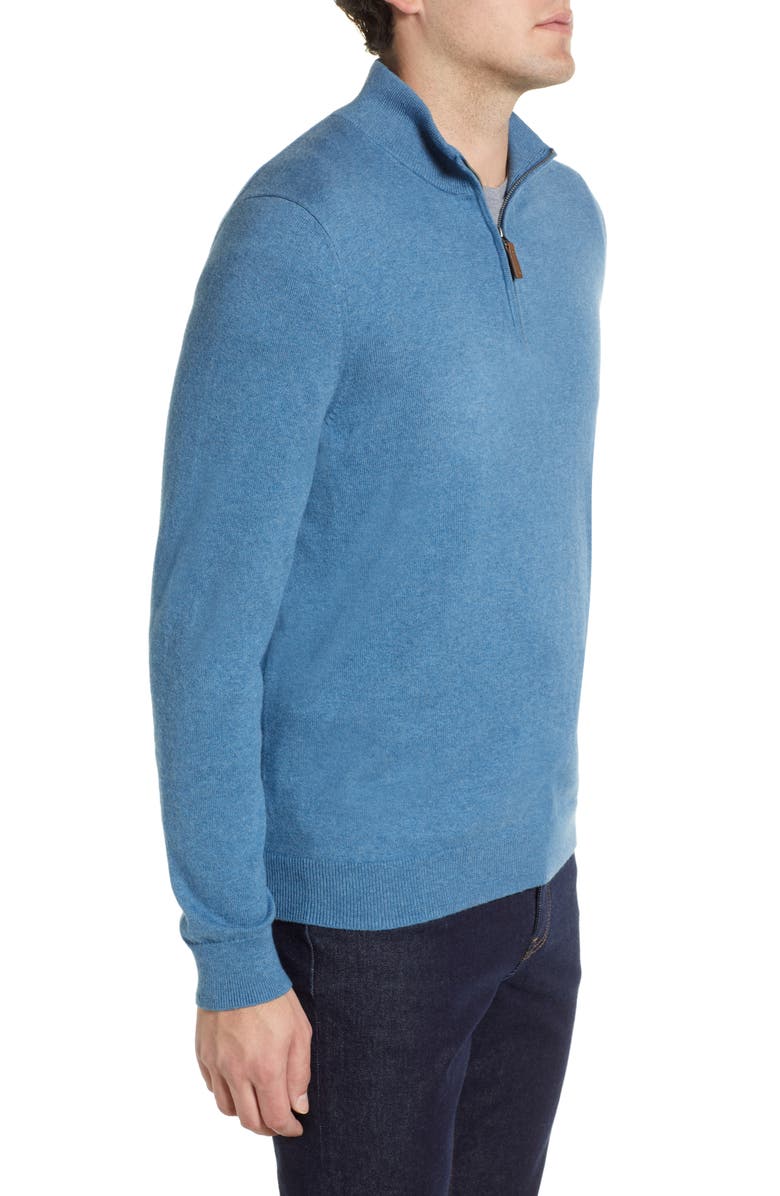 Nordstrom Half Zip Cotton & Cashmere Pullover Sweater | Nordstrom