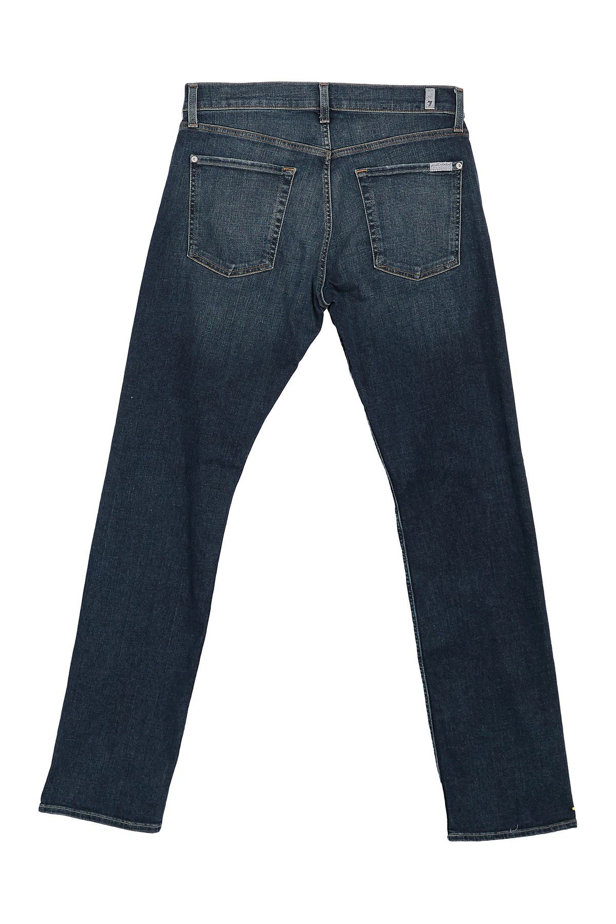 7 For All Mankind Straight Leg Jeans In Blue