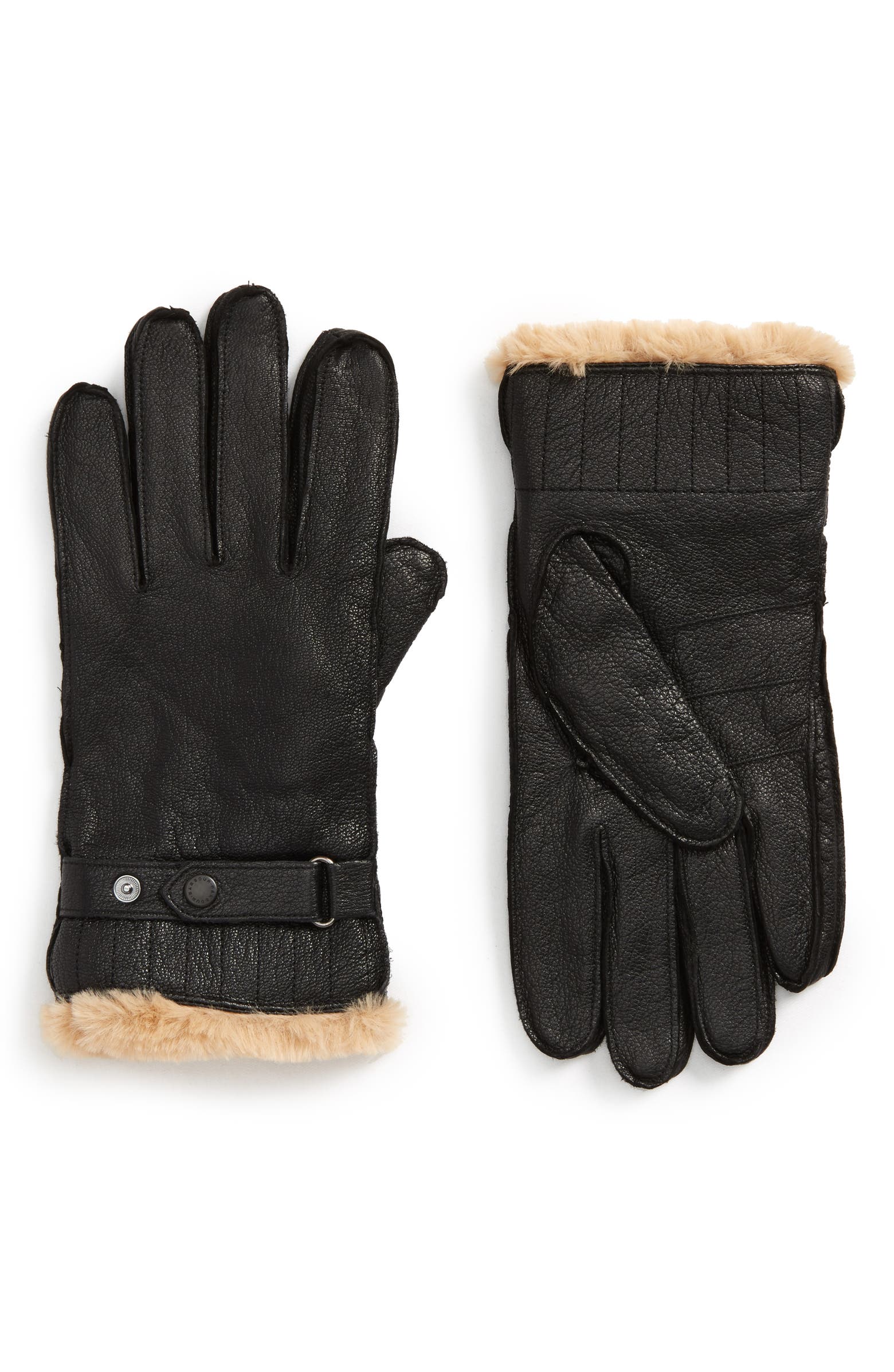 Barbour leather gloves Clearance