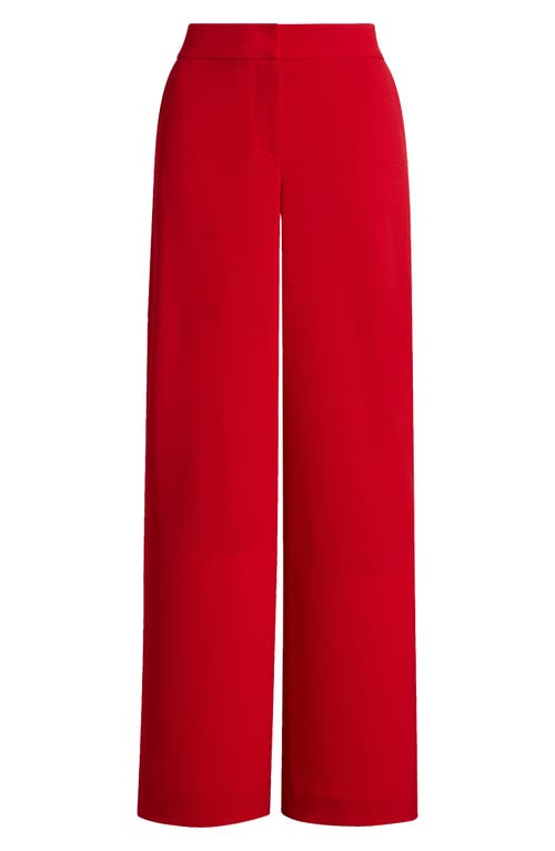 Shop Tahari Asl Wide Leg Pants In Lipstick