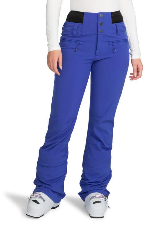 Studio Citizen Relaxed Fit Drawstring Pants in Ribbed Royal Blue