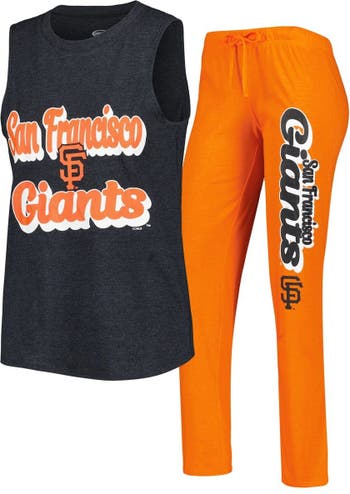 Men's New York Mets Concepts Sport Royal/Orange Meter T-Shirt and Pants  Sleep Set