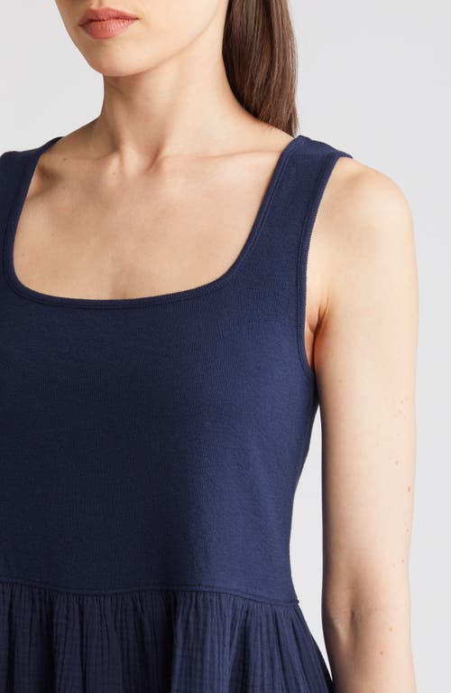 MADEWELL MADEWELL MIXED MEDIA TANK DRESS 