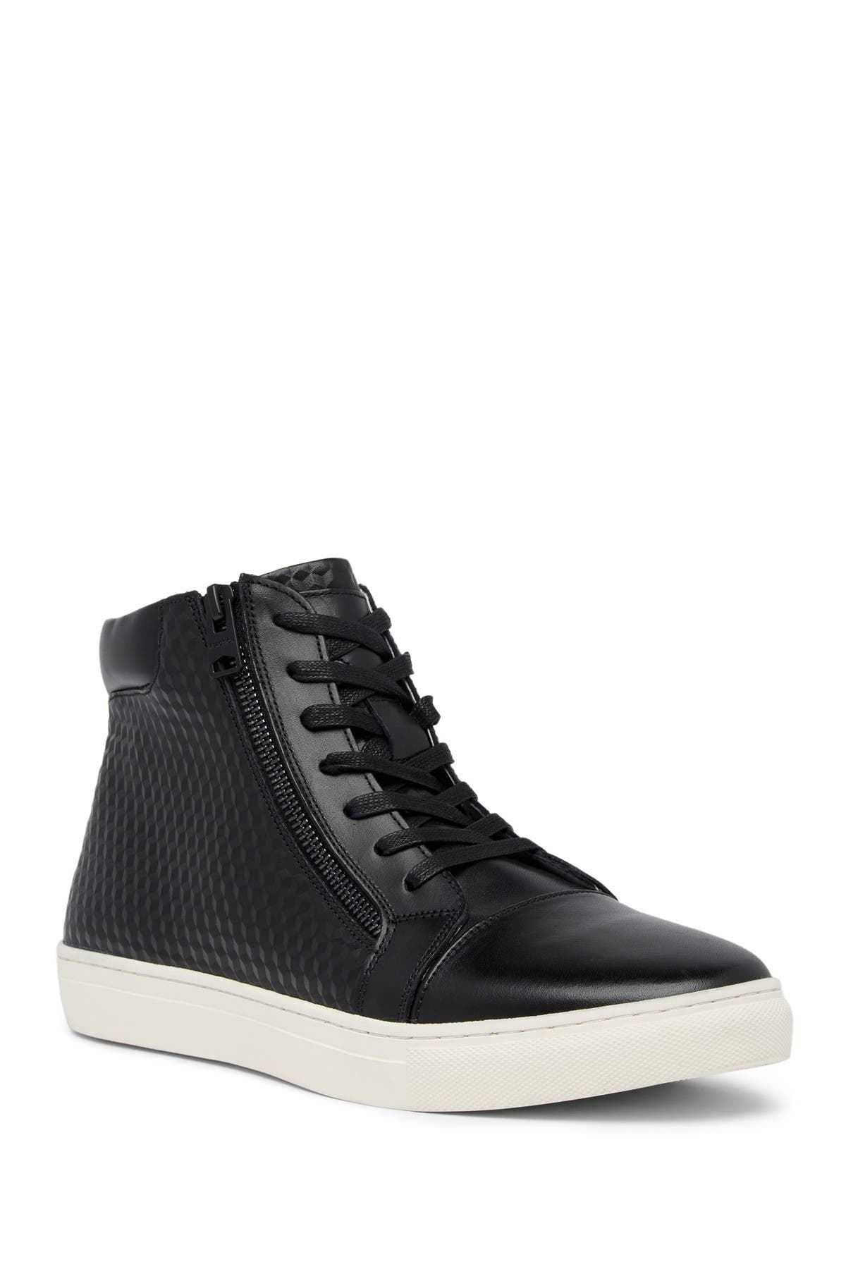 kenneth cole high top leather sneakers