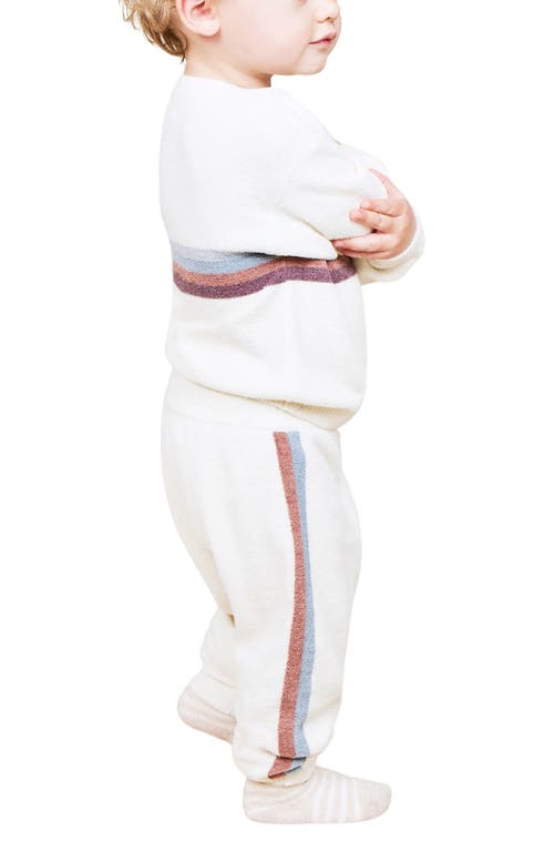 Shop Barefoot Dreams Sweater & Jogger Set In Cream Multi