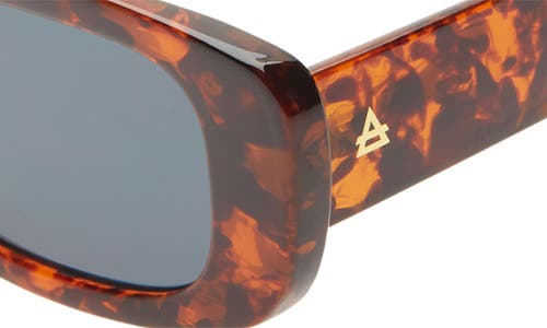 Shop Aire Ceres 51mm Rectangular Sunglasses In Dark Tort