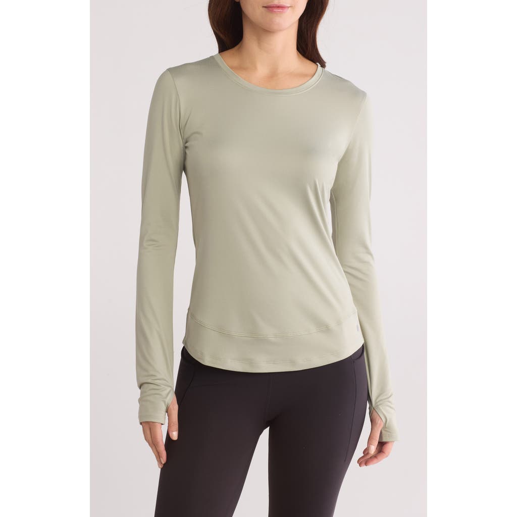 X BY GOTTEX X BY GOTTEX MESH BACK LONG SLEEVE T-SHIRT