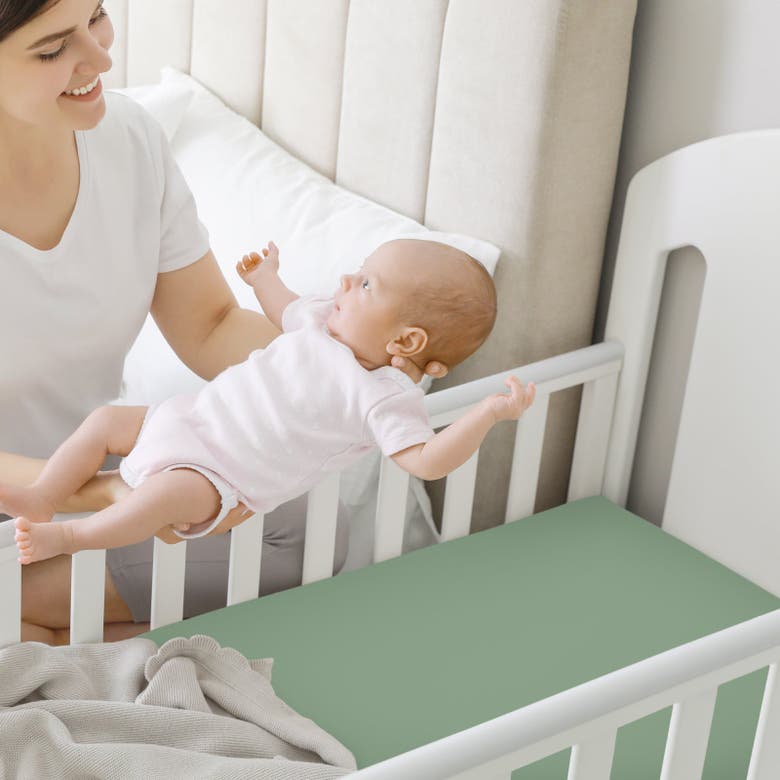 Keababies Isla Fitted Mini Crib Sheets In Hedges