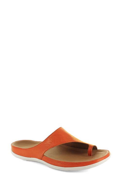 Capri II Slide Sandal in Orange