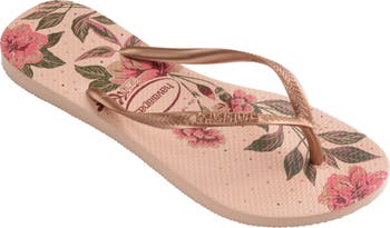 Havaianas Women's Slim Pink Flip Flop Sandals - Size U.S. 5-6.