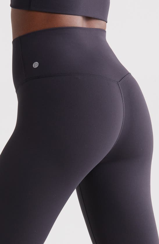 Zella Studio Luxe High Waist Capri Leggings In Black