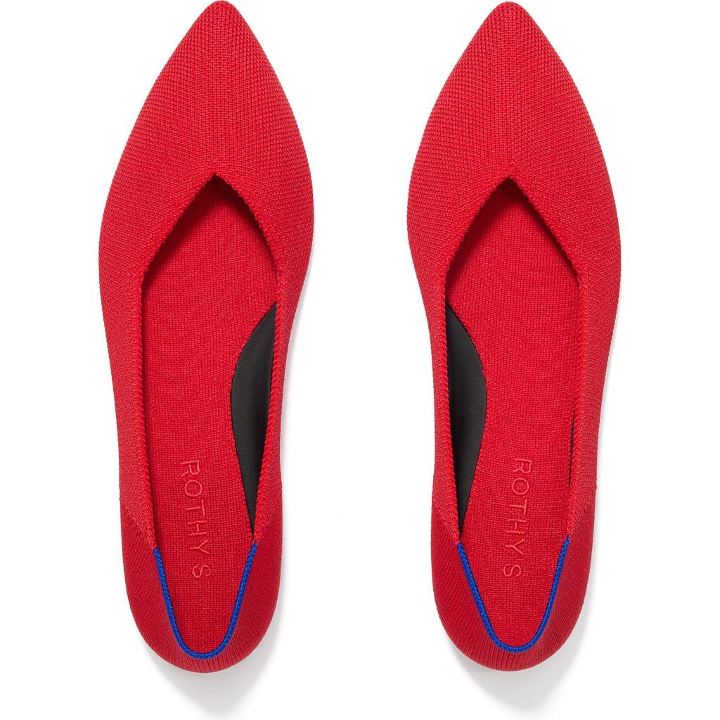 Rothys Rothy's The Point Ii In Lollipop Red