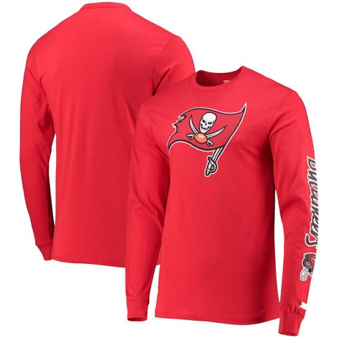 Men's Starter Navy/Red Houston Texans Field Jersey Long Sleeve T-Shirt