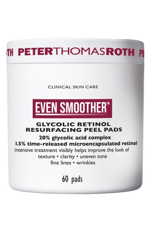 Peter Thomas Roth Even Smoother Glycolic Retinol Resurfacing Peel Pads at Nordstrom