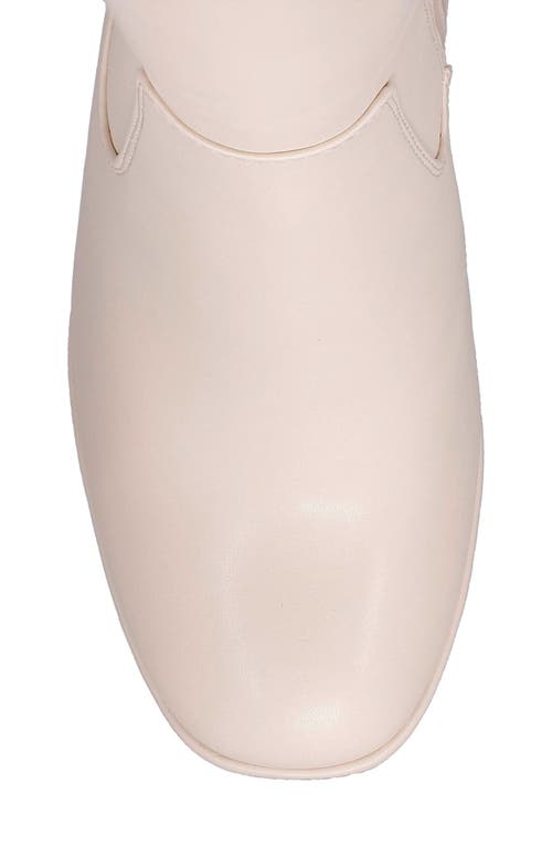 Shop Mia Elisenda Knee High Platform Boot In Bone