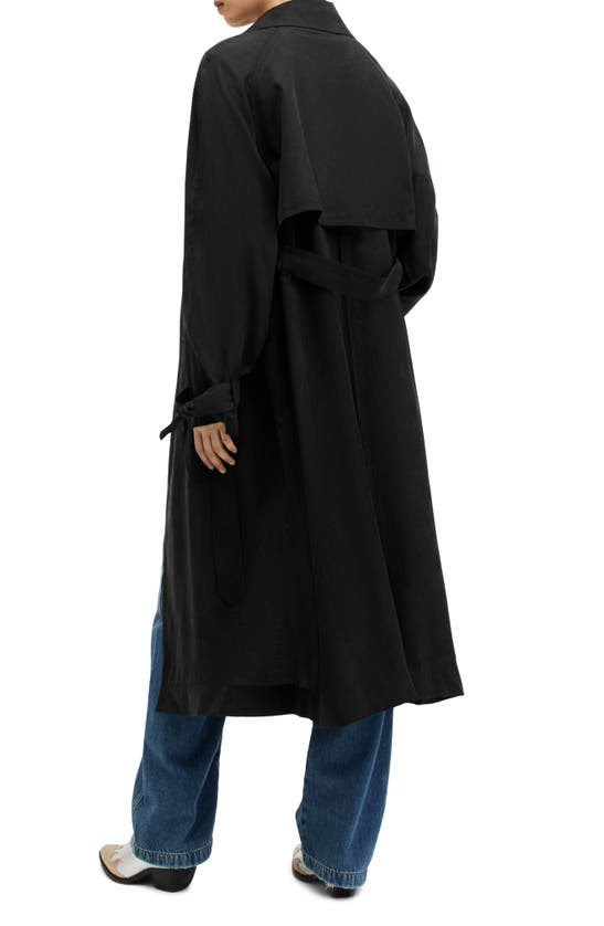 Shop Allsaints Kikki Trench Coat In Black