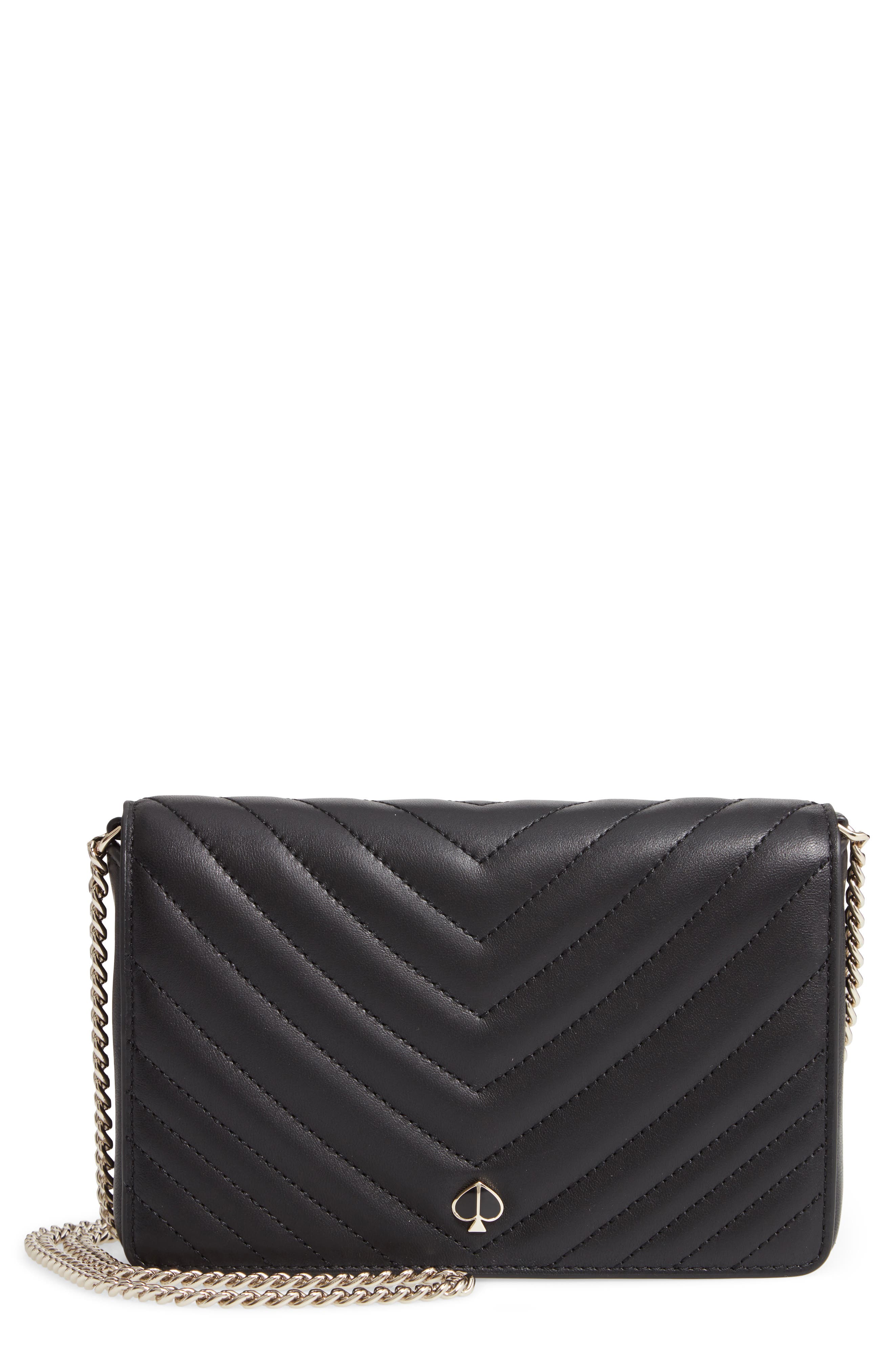 kate spade quilted clutch