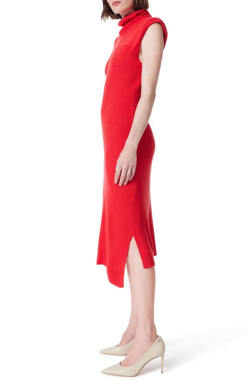 Do By Dee Ocleppo Asymmetric Hem Sweater Dress In Lollipop