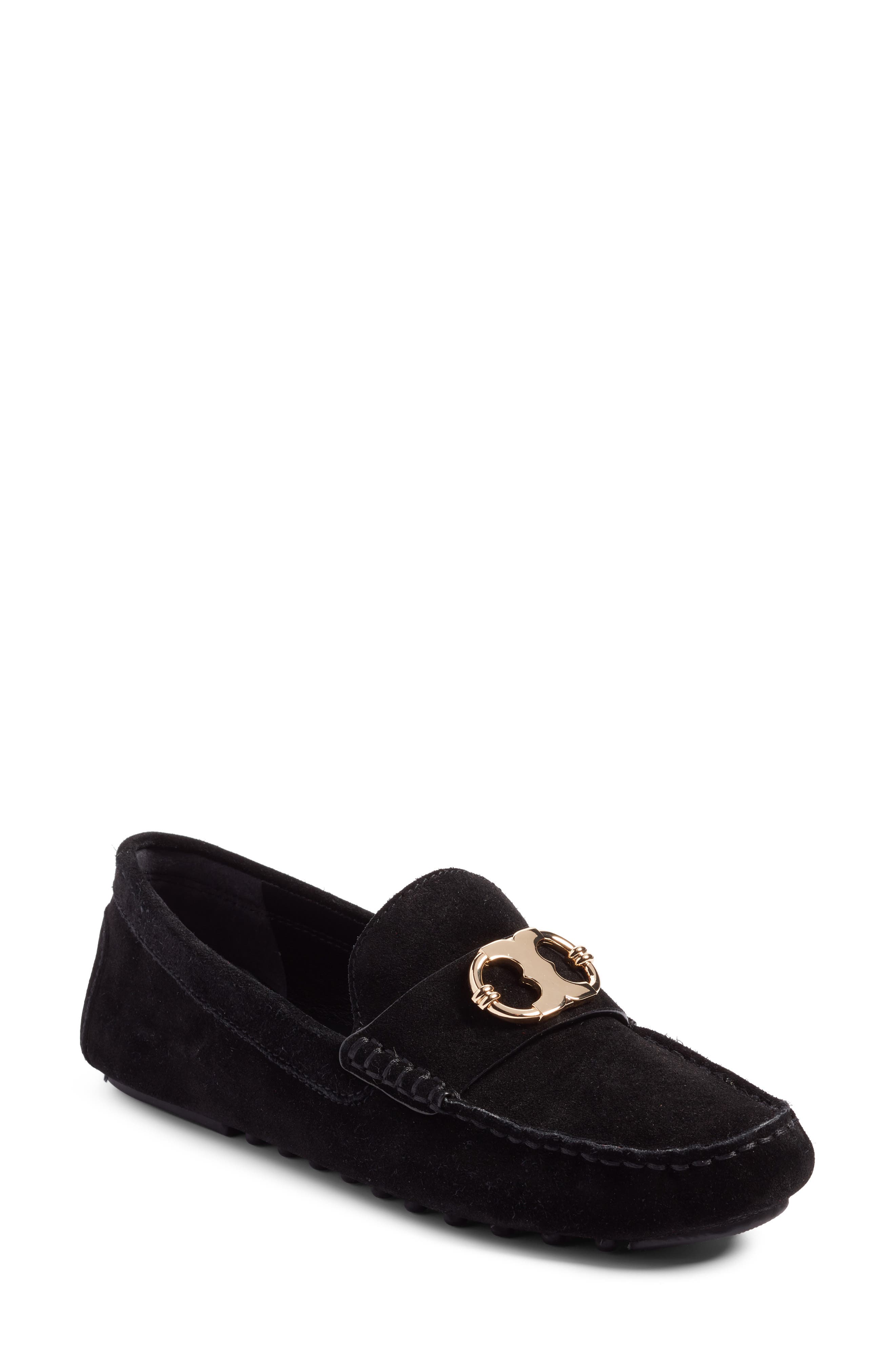 tory burch black loafers