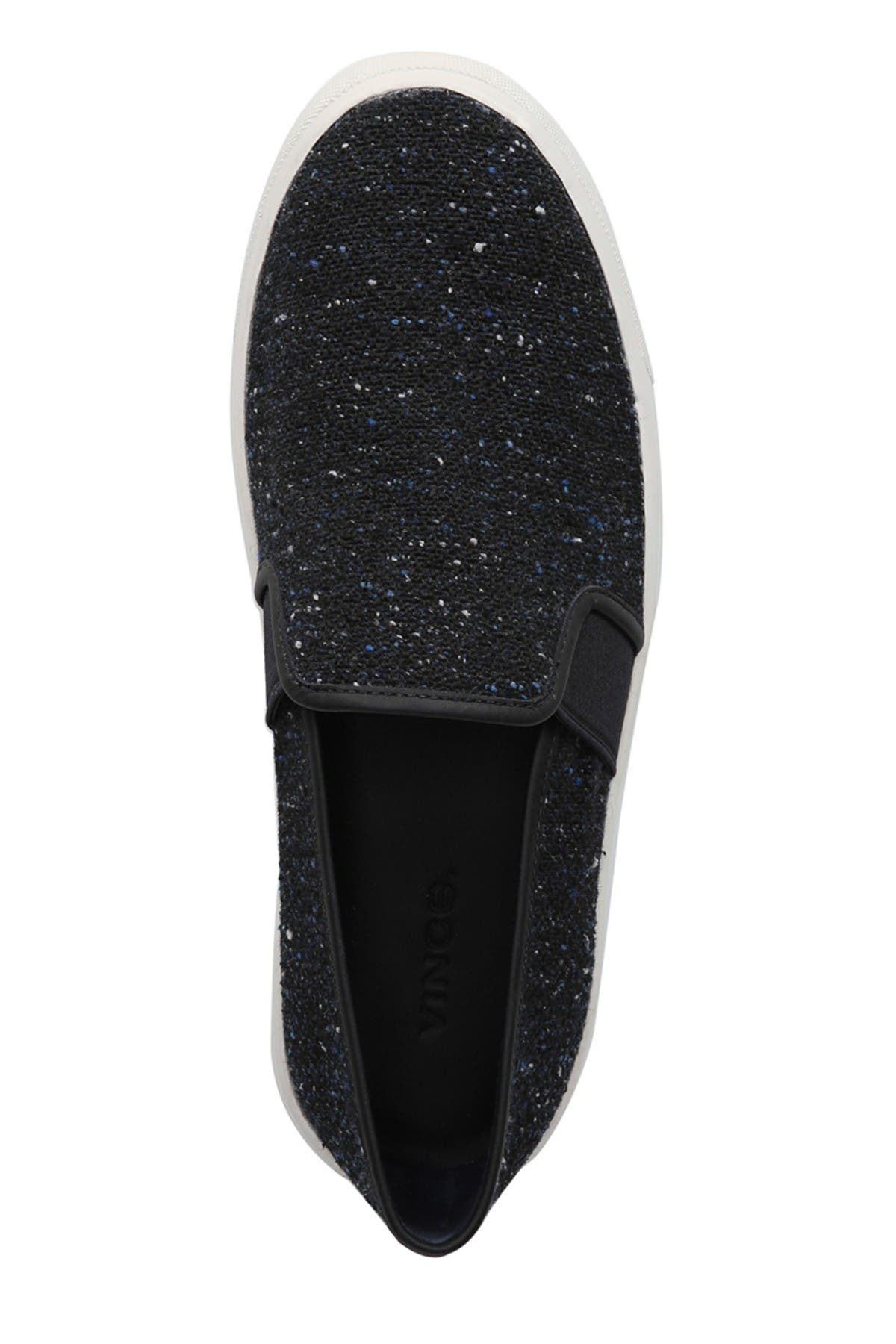 vince tweed slip on sneakers