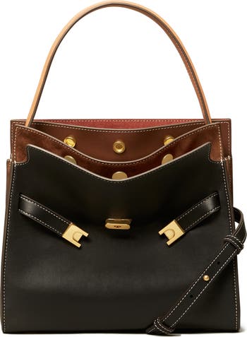 Tory Burch Lee Radziwill Small Leather Double Bag | Nordstrom