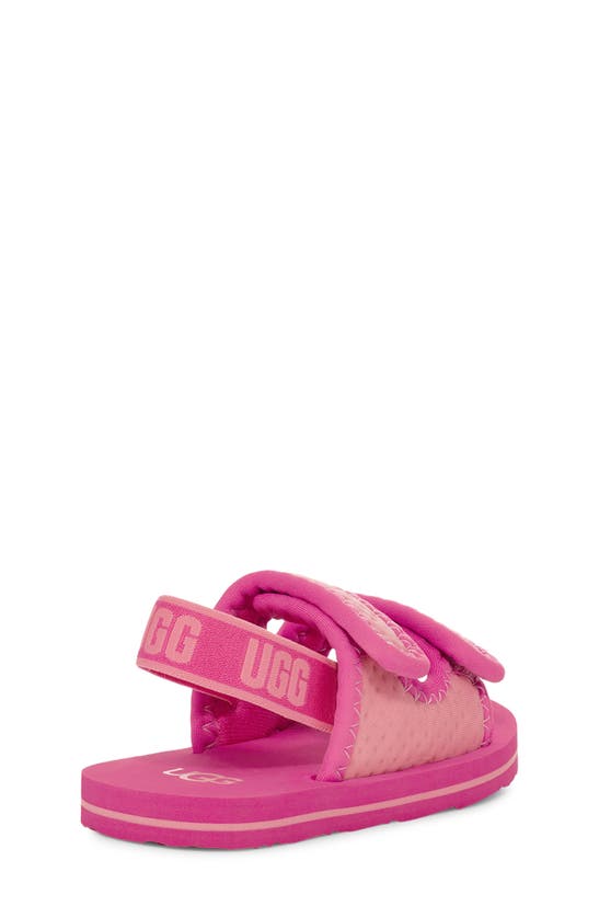 Shop Ugg Kids' Lennon Slingback Sandal In Sugilite / Strawberry