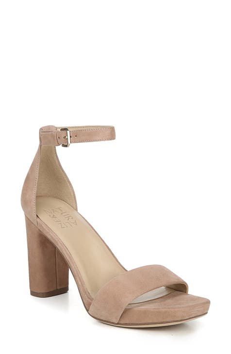 Wrap Up Padded Strap Square Toe Heel