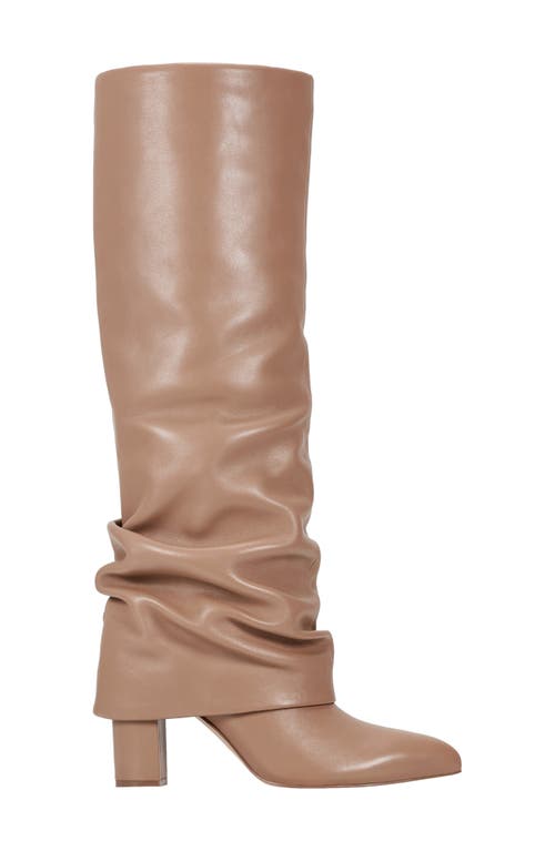 Shop Marc Fisher Ltd Lalita Knee High Boot In Light Natural 110